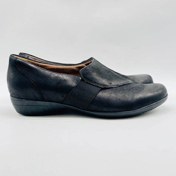 Dansko Shoes Womens EU 40 9.5 10 Black Loafers Comfort Casual Slip On Flats - Picture 1 of 12